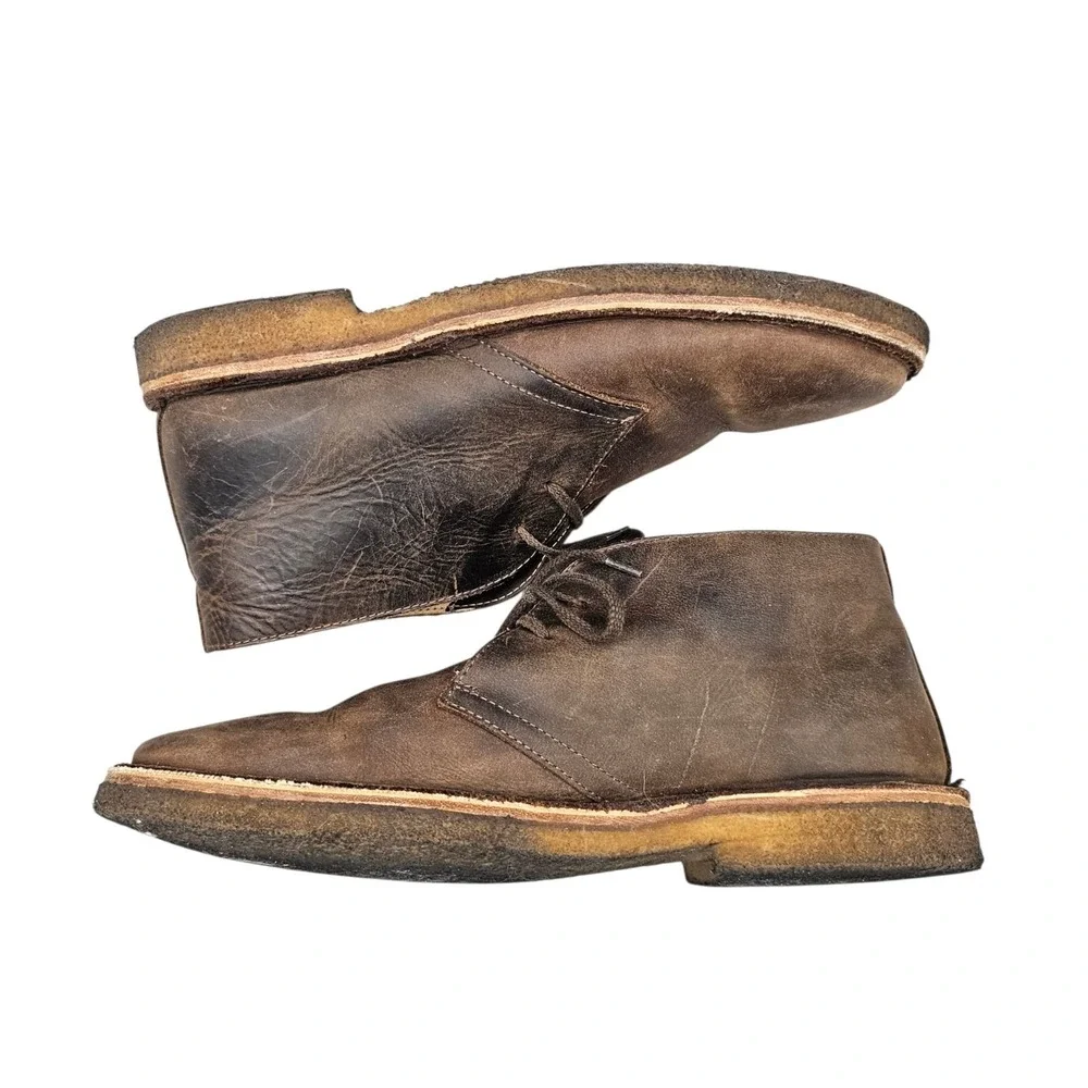 Astorflex Men's Size 11 GUC Brownflex Brown Leather Crepe Outsole‎ Chukka Boots